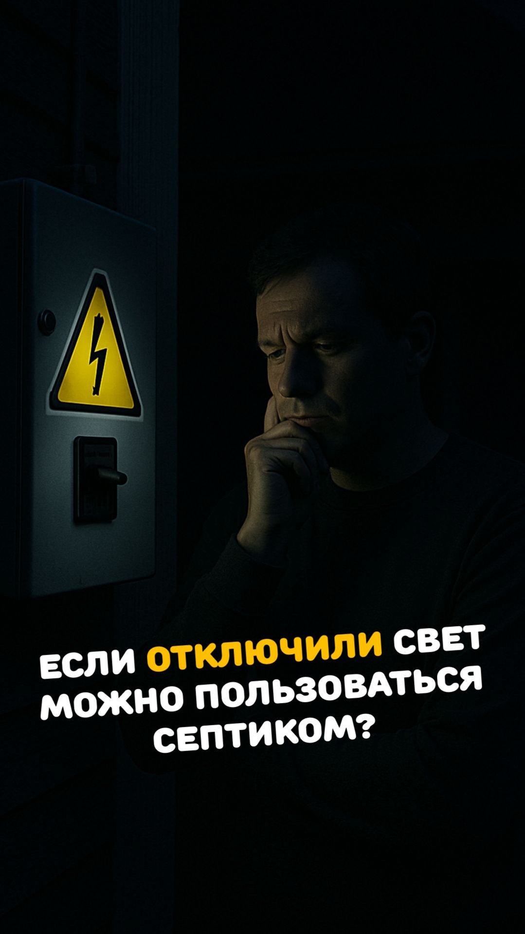 Отключили свет, что делать?